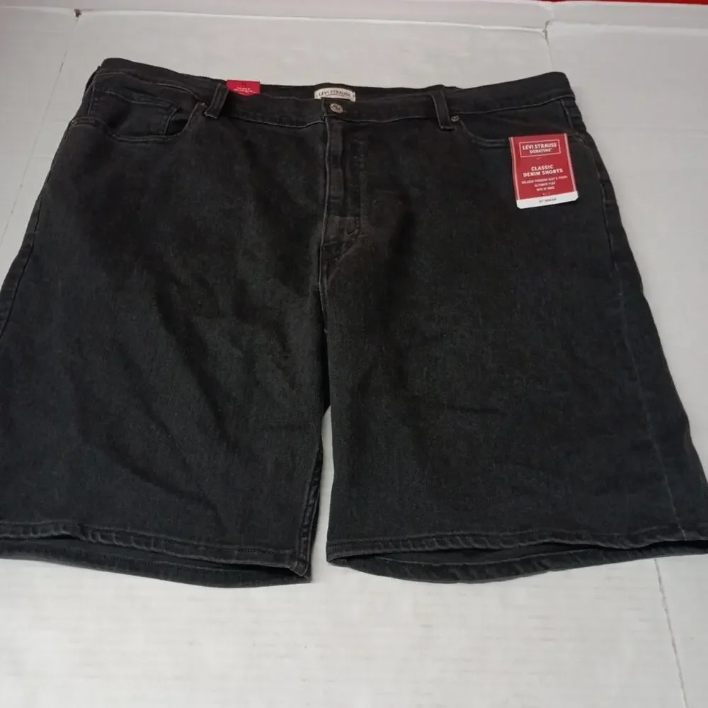 Levi Strauss Signature Denim‎ Shorts Men's 44 Black Classic